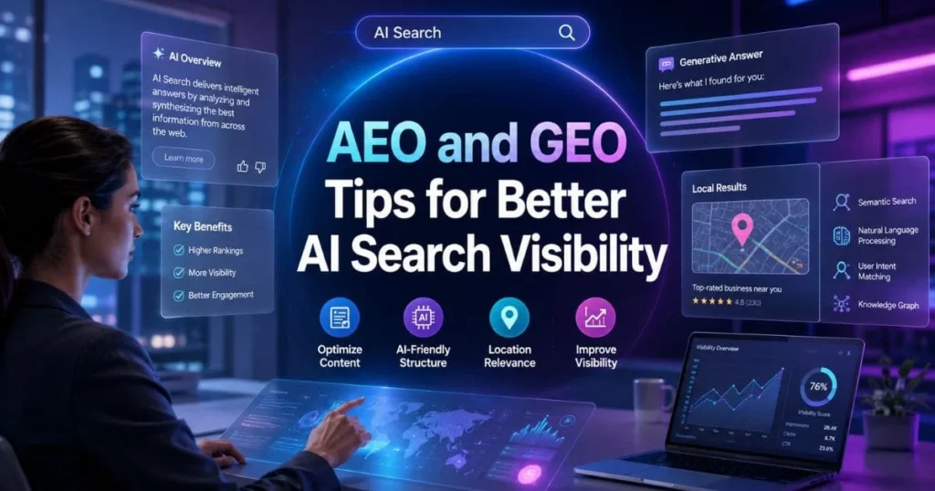 AEO and GEO Tips for Better AI Search Visibility