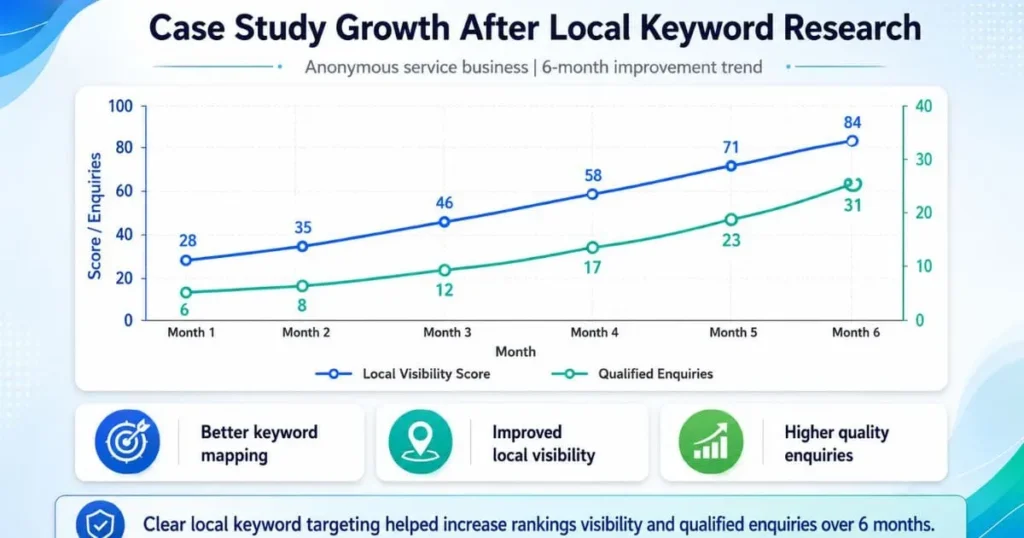 Case Study: How Local Keyword Research Improved Service Page Visibility