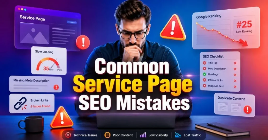 Common Service Page SEO Mistakes