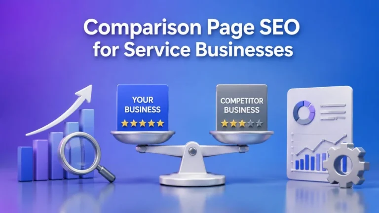 Comparison Page SEO for Service Businesses