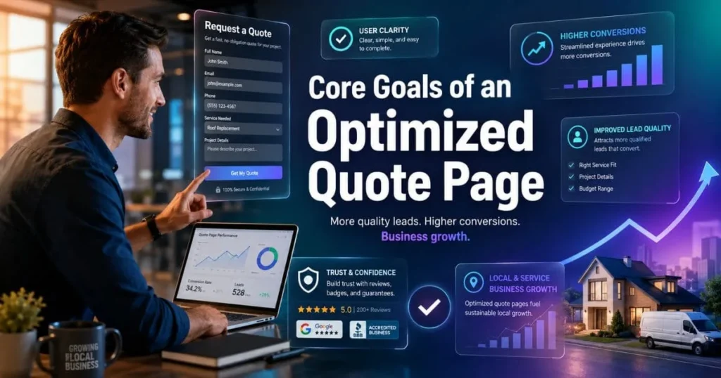 Core Goals of an Optimized Quote Page