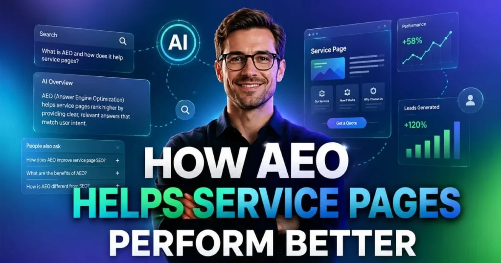 How AEO Helps Service Pages Perform Better