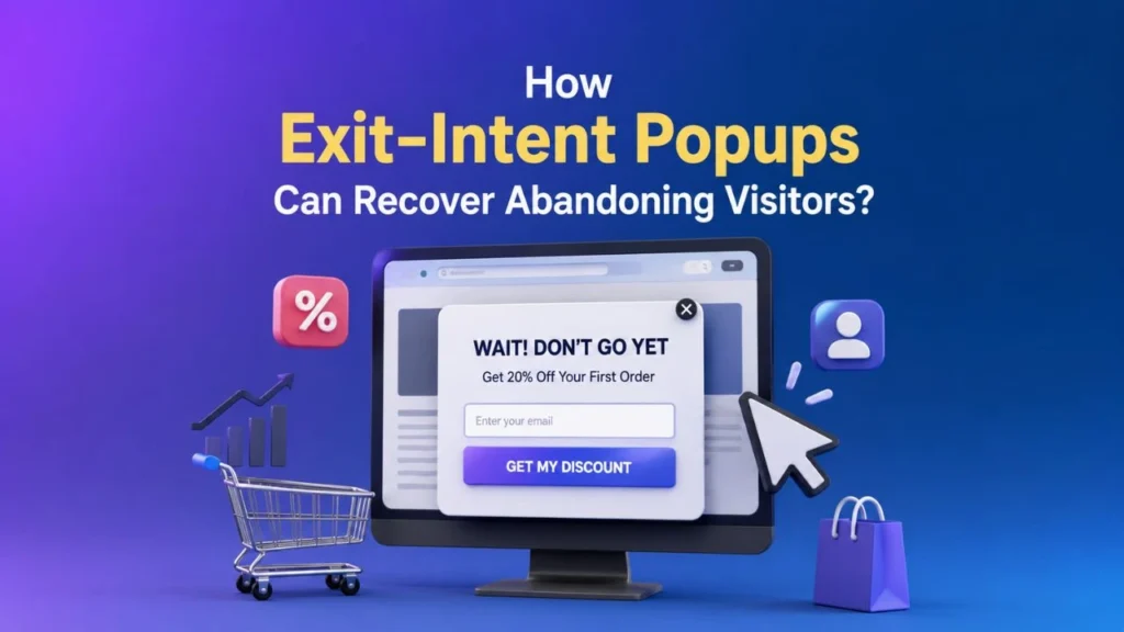How Exit-Intent Popups Can Recover Abandoning Visitors?