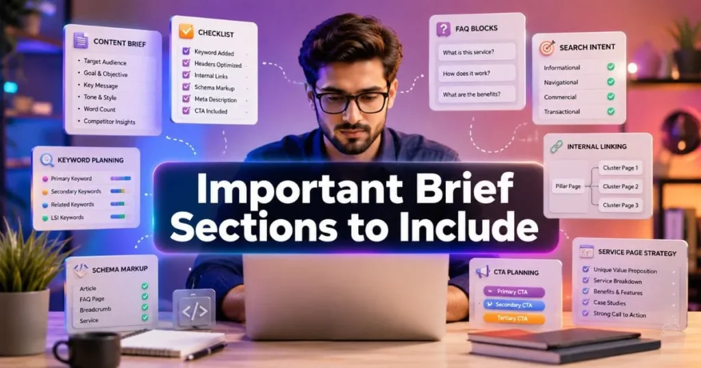 Important Brief Sections to Include