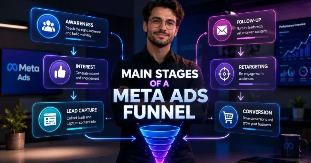 Main Stages of a Meta Ads Funnel