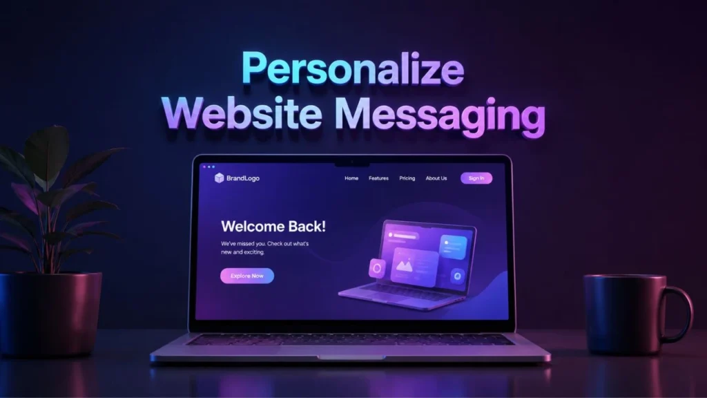 Personalize Website Messaging