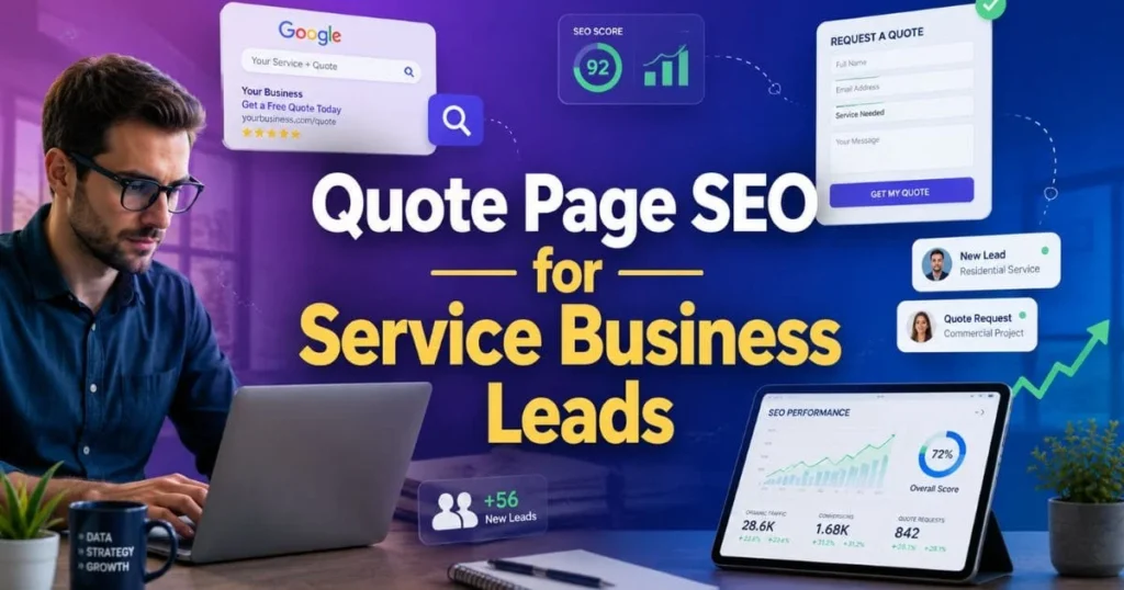 Quote Page SEO for Service Business Leads