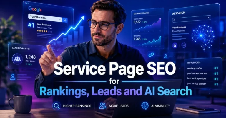 Service Page SEO for Rankings, Leads and AI Search