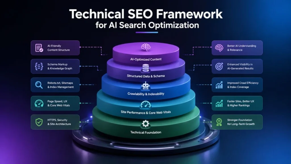 Technical SEO Framework for AI Search Optimization