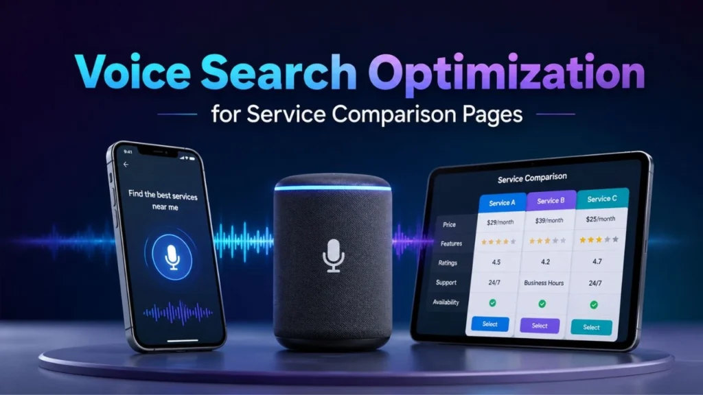 Voice Search Optimization for Service Comparison Pages
