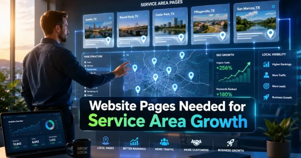 Website Pages Needed for Service Area Growth