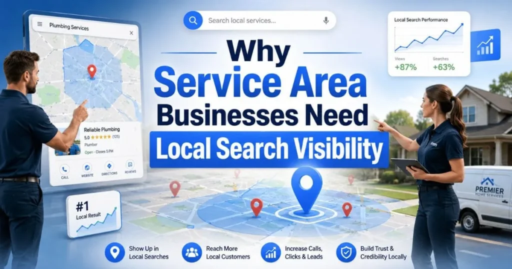 Why Service Area Businesses Need Local Search Visibility