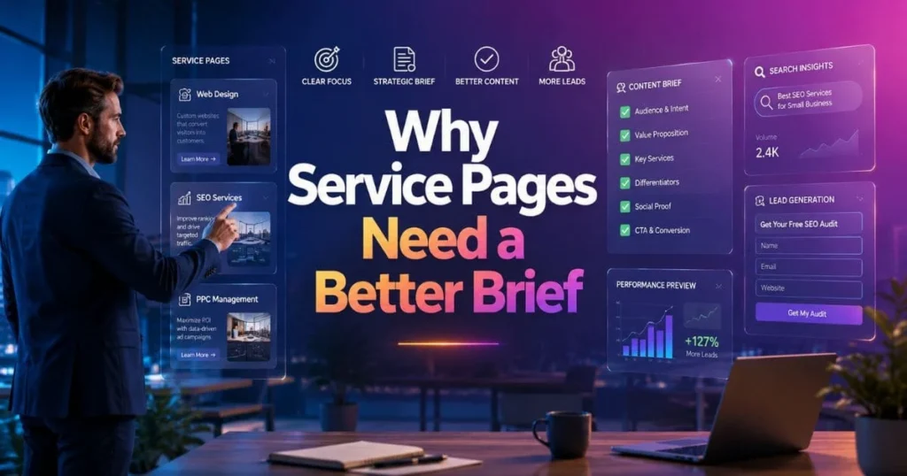 Why Service Pages Need a Better Brief